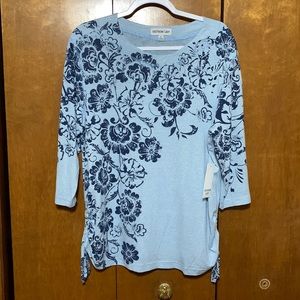 SOUTHERN LADY -  QUATER SLEEVE, NWOT, L